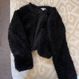 Furry puffy jacket size L